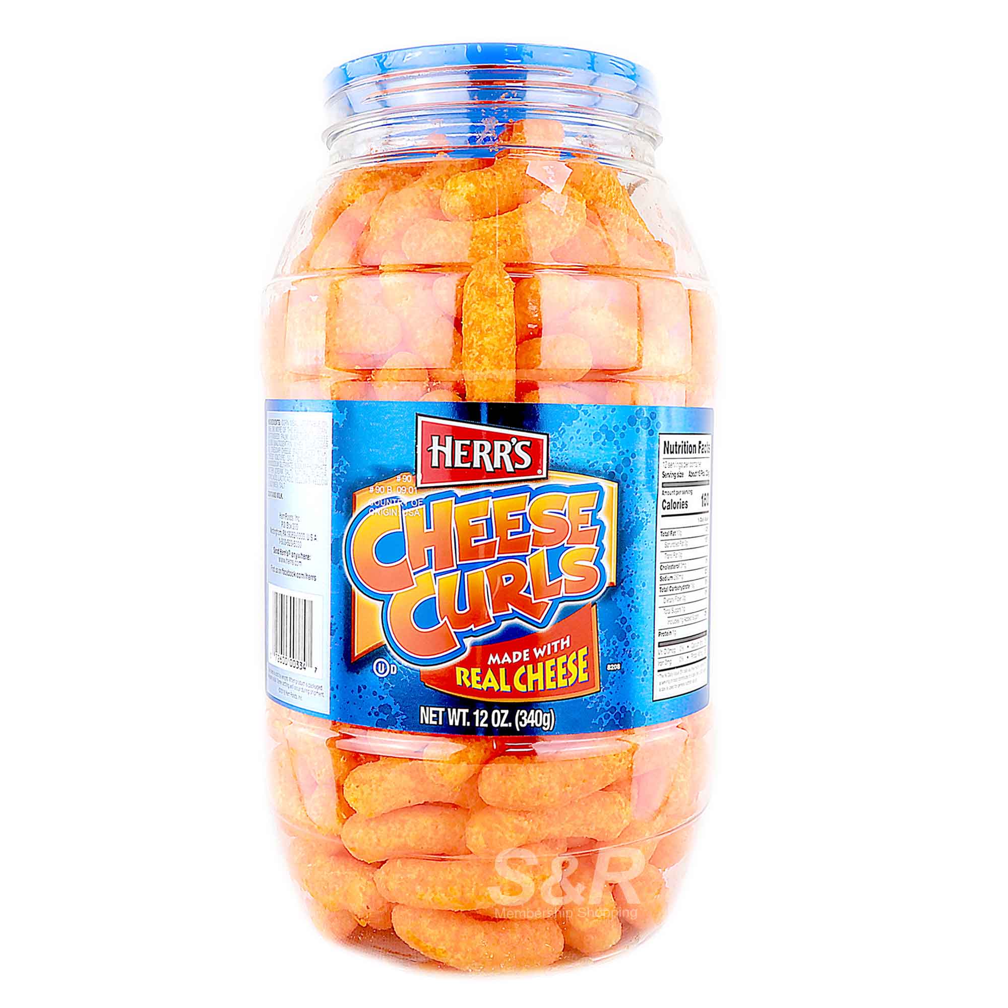 Herr's Cheese Curls 340g Herr's Cheese Curls 340g